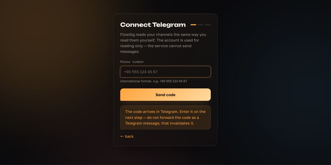 Enable notifications and follow trades